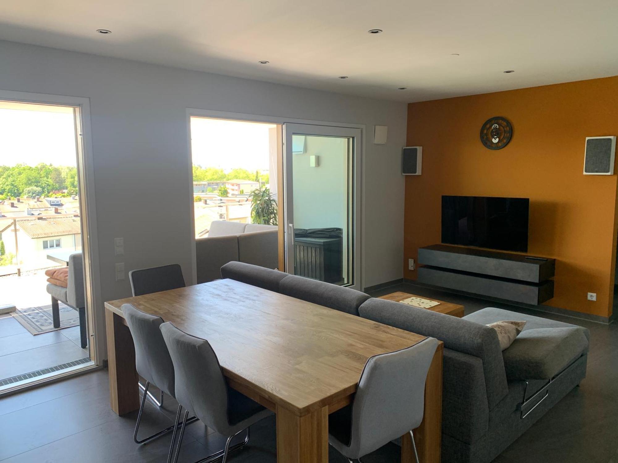 Penthouse Apartment Mit Alpenblick Friedrichshafen Exterior photo